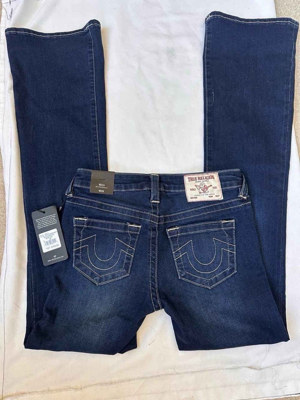 True Religion Women’s Dark Blue Bootcut Jeans